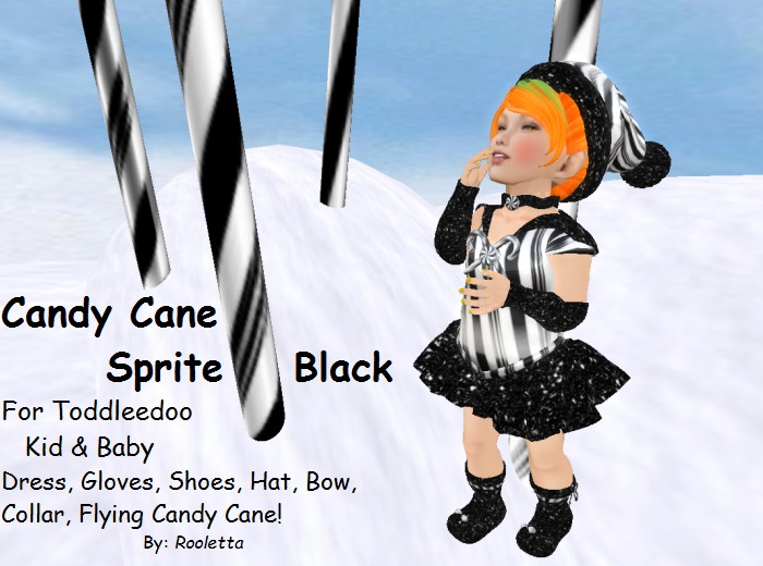{HCM} CandyCane Sprite Black {Boxed}