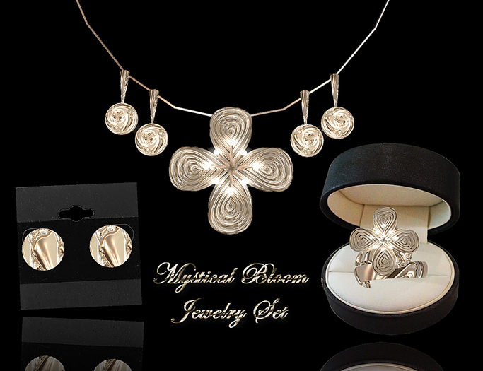 Mystical Bloom Gold Jewelry Set (box)  MOD/TRANS