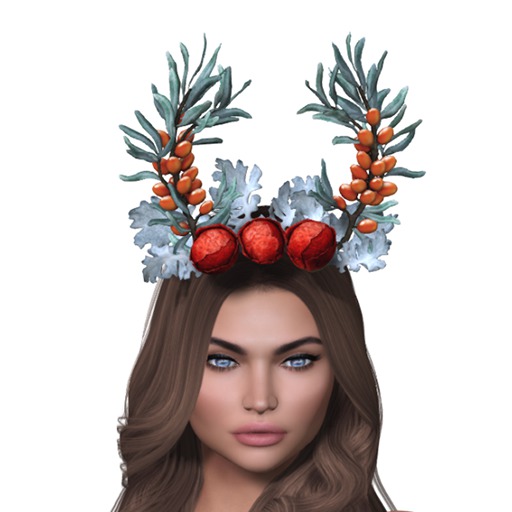 *LODE* Head Accessory - Silverblue [red]