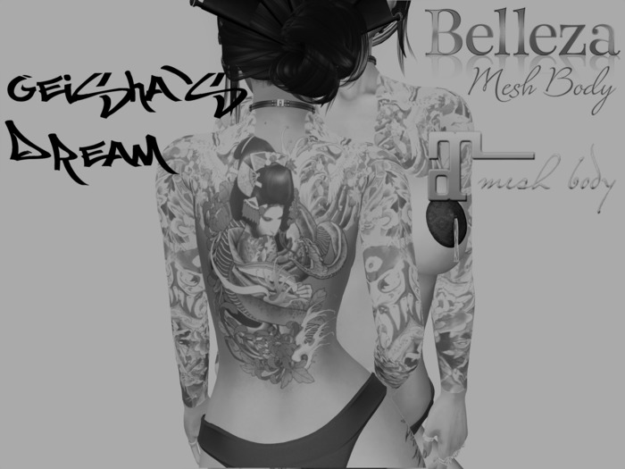 *KdM* Geisha's Dream tattoo DEMO
