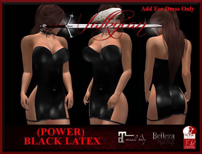 ~Valkyrian~ (POWER) LATEX Mini Dress (BOXED)