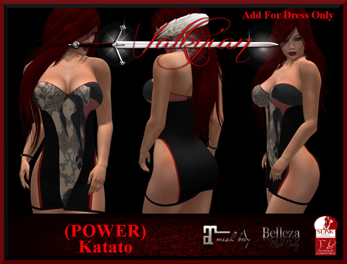~Valkyrian~ (POWER) Katato Mini Dress (BOXED)