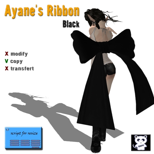 **KKPP** Ayane's Ribbon_Black