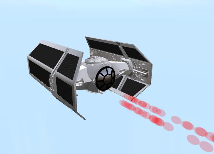 TIE DARK VADER guerra de las galaxias