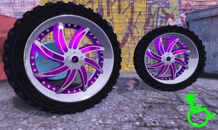 -Iwheelz- Sega Wheel w/Swamper Tire _(FP)_
