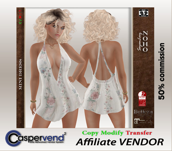 Affiliate Vendor [NOHO] - Mini Dress #2 creme