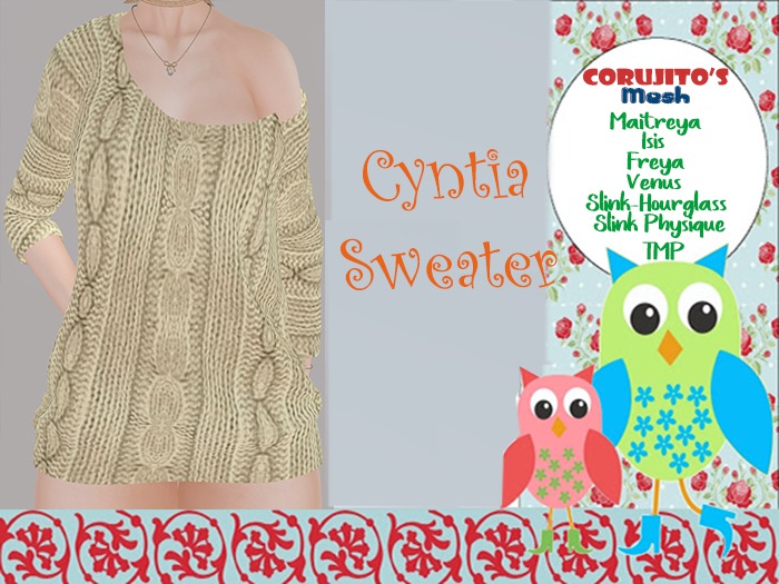 ::Corujito's:: Cyntia Sweater-Cream