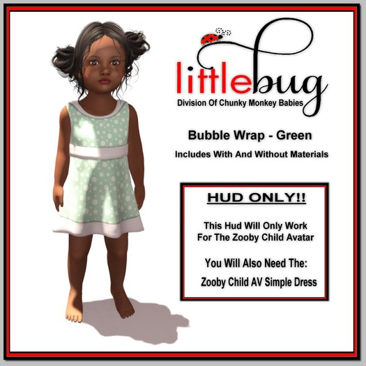 CM - LB - Bubble Wrap - Green (ADD to Open)