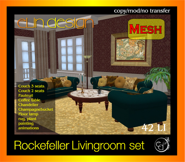 ~ED Rockefeller Livingroom Set