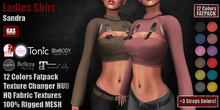 GAS [Ladies Shirt Sandra - 12 Colors w/HUD FATPACK]