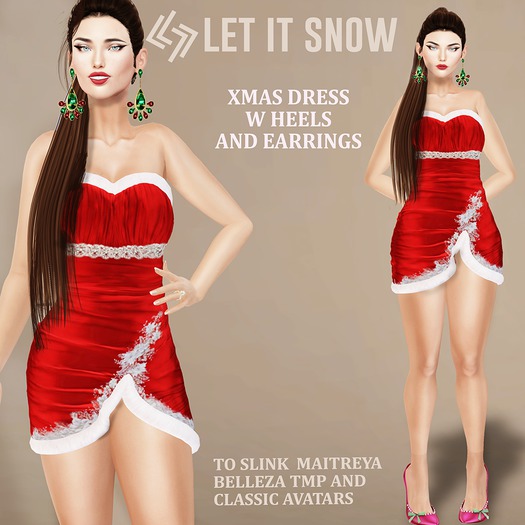 LEGENDAIRE DRESS - LET IT SNOW