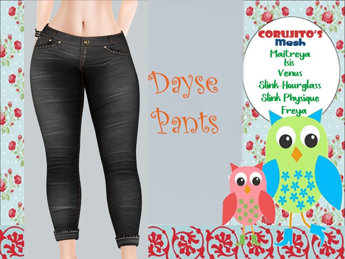::Corujito's:: Daisy Pants-Grey