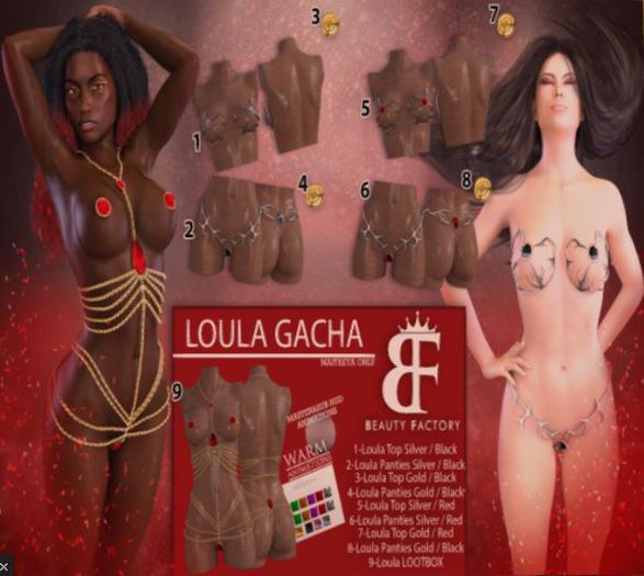 .BF. Loula Top Gold/Red