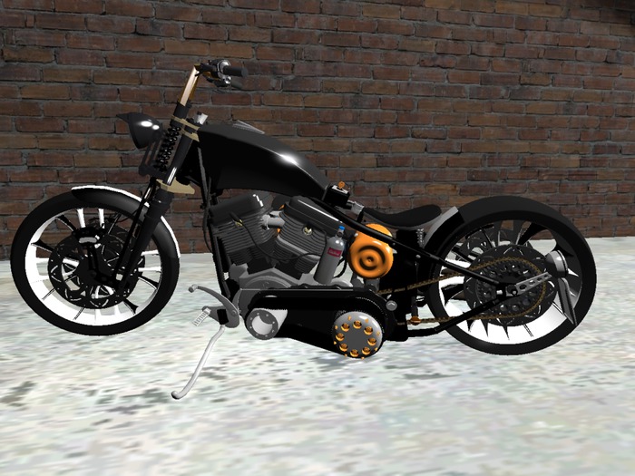 Chopper v2 with Flame Exhaust