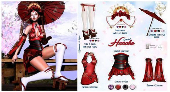 Luas Hanako Headdress (RARE)