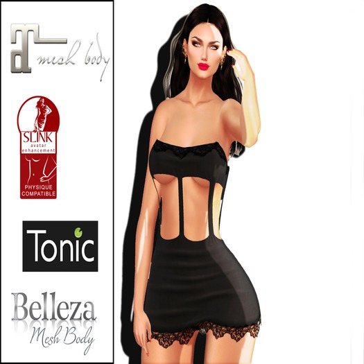 -Dress vera black-