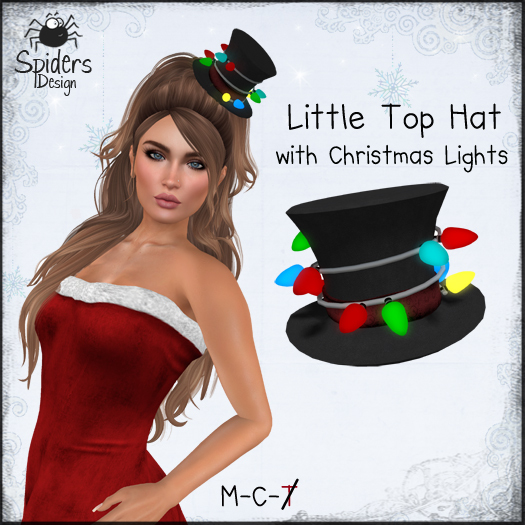 (SD) Little Top Hat - Christmas Lights