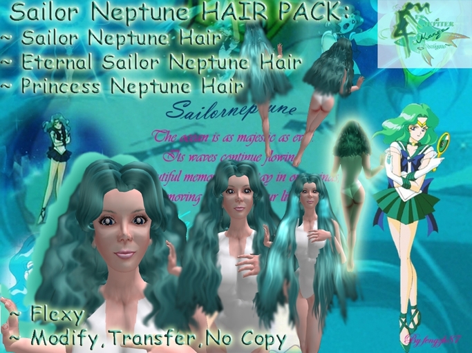 ♆ SAILORNEPTUNE HAIR PACK ♆