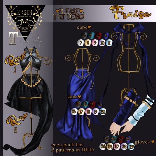 ERSCH - Fraise Gacha MAITREYA Cape 04 Emerald