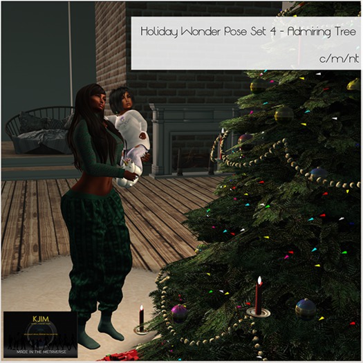 KJim: Holiday Wonder Family Pose Set 4 [Admiring Tree][Add]