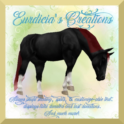 GRAZING HORSE VENUE TIP JAR