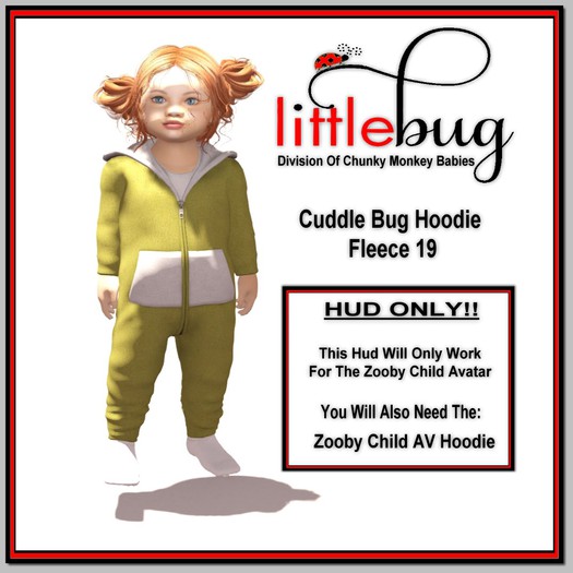 CM - LB - Cuddle Bug Hoodie - Fleece19 (ADD to Open)