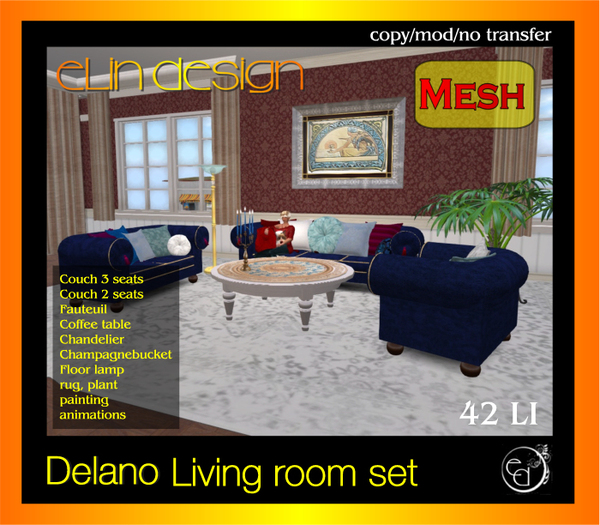 ~ED Delano Living room Set