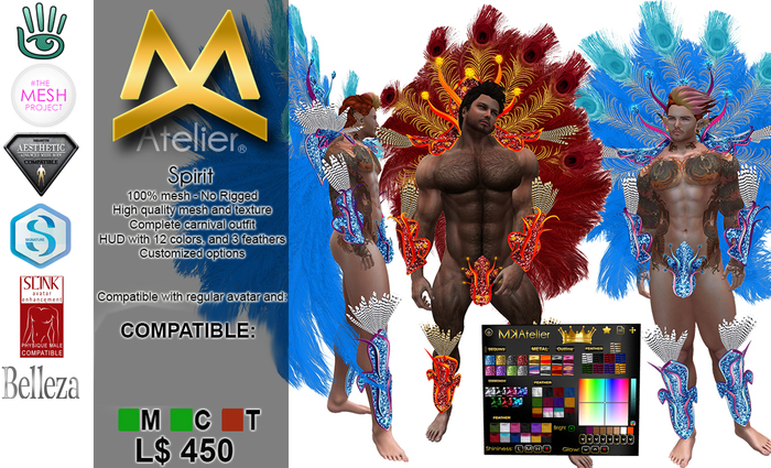 <MK> Spirit Outfit - Carnaval - Samba - Brazil - Gay Pride