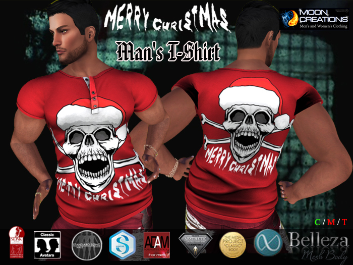 {MC] Man's T-Shirt Santa v.1