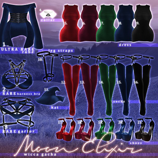 Moon Elixir - Wicca - 17 - Lara - High Heels - Ruby