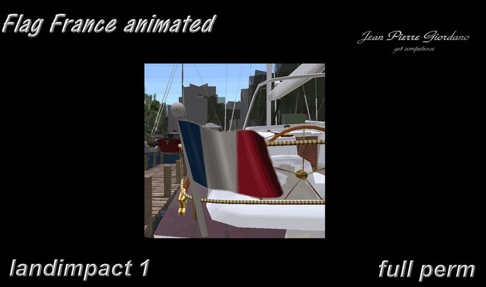 Flag France animated 