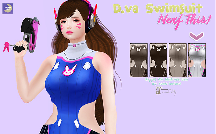 ( Haneul Side ) * Dva-Swuimsuit_WHITE *