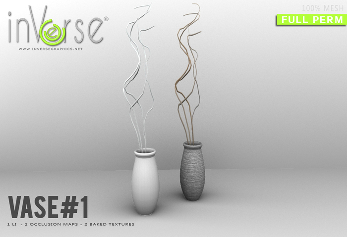 Vase Decor #1 -  MESH full permission bxd