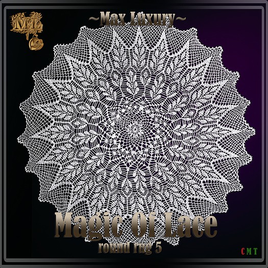 ~ML~ Magic Of Lace - Round Rug 5