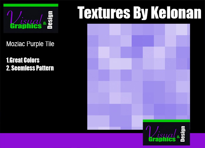 *****New***** Texture Moziac Purple Tiles