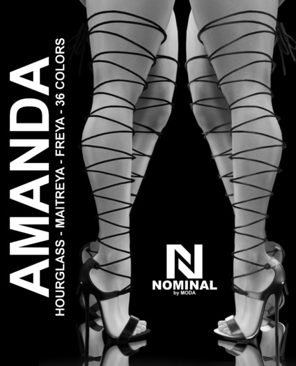 NOMINAL: AMANDA LACED HEELS & HUD DEMOS
