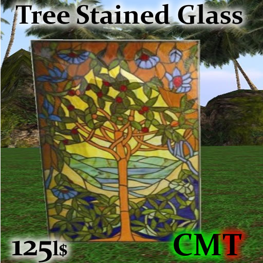 tree stained glass