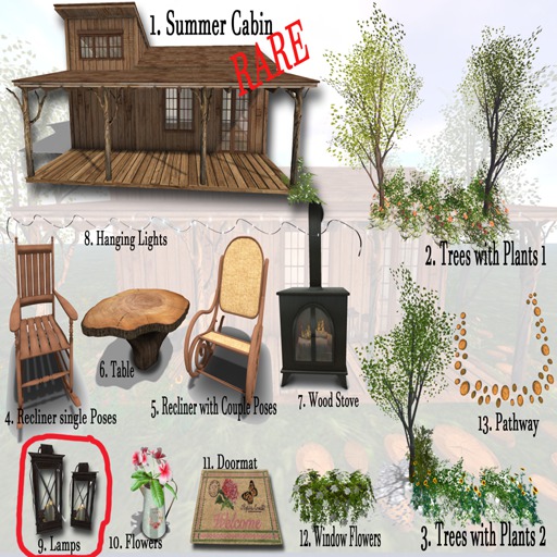 {Greymoon Designs} - 9.Lamps  [BOXED]