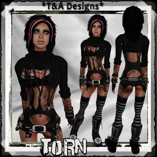 *T&A Designs* Torn outfit accessories and shoes *TD*