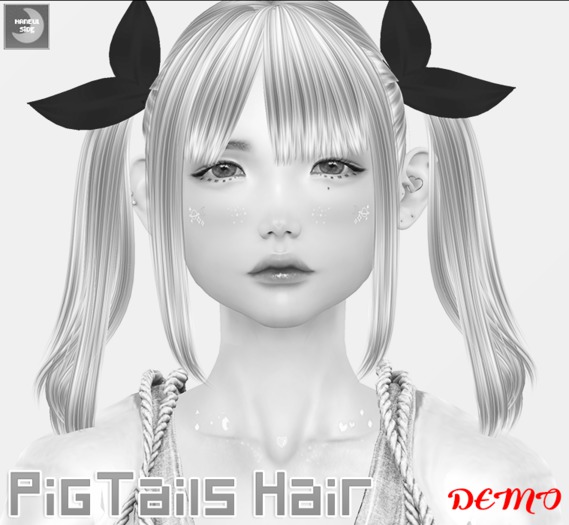 ( Haneul side ) Pig Tails Hair DEMO