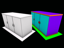 Mesh Bookcase Deco FULLPERM - Become a Mesh Builder!