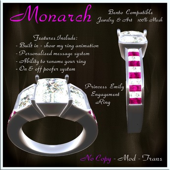 Second Life Marketplace - Princess Emily Engagement Ring