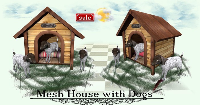 Mesh House with Dogs (M&T)