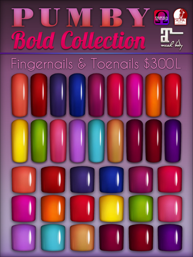 PUMBY* Bold Collection - Nail Huds (S-M-O)