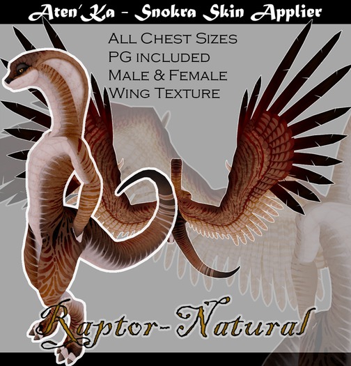 Aten'Ka Snokra Applier - Raptor - Natural