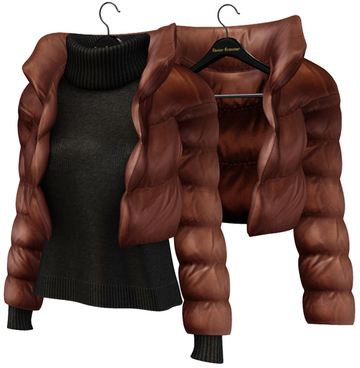 fame femme: Puff Jacket Set - Sequla