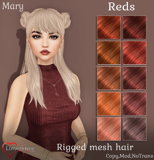 {Limerence} Mary hair-Reds