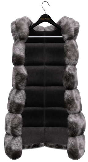fame femme: Alina Fur vest - 05