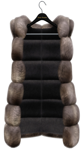 fame femme: Alina Fur vest - 07
