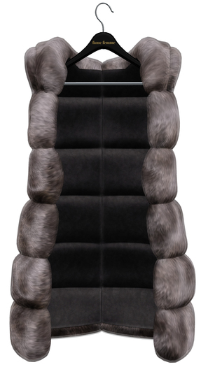 fame femme: Alina Fur vest - 08